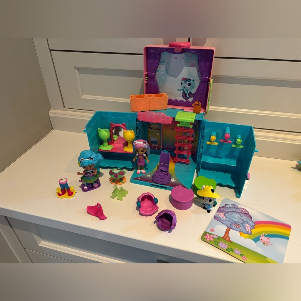 Gabbys Dollhouse Rainbow Closet Wardrobe Playset